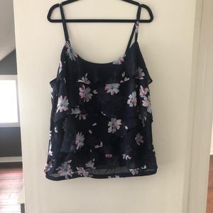 Torrid tiered floral tank - plus size 3x